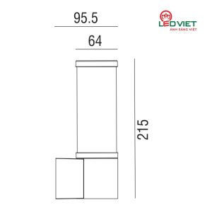 Đèn Led gắn tường ELV VBL01-0S3215