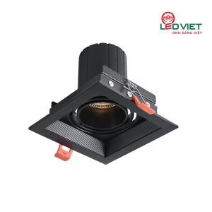 Đèn LED âm trần chiếu điểm ELV801F 9W đen