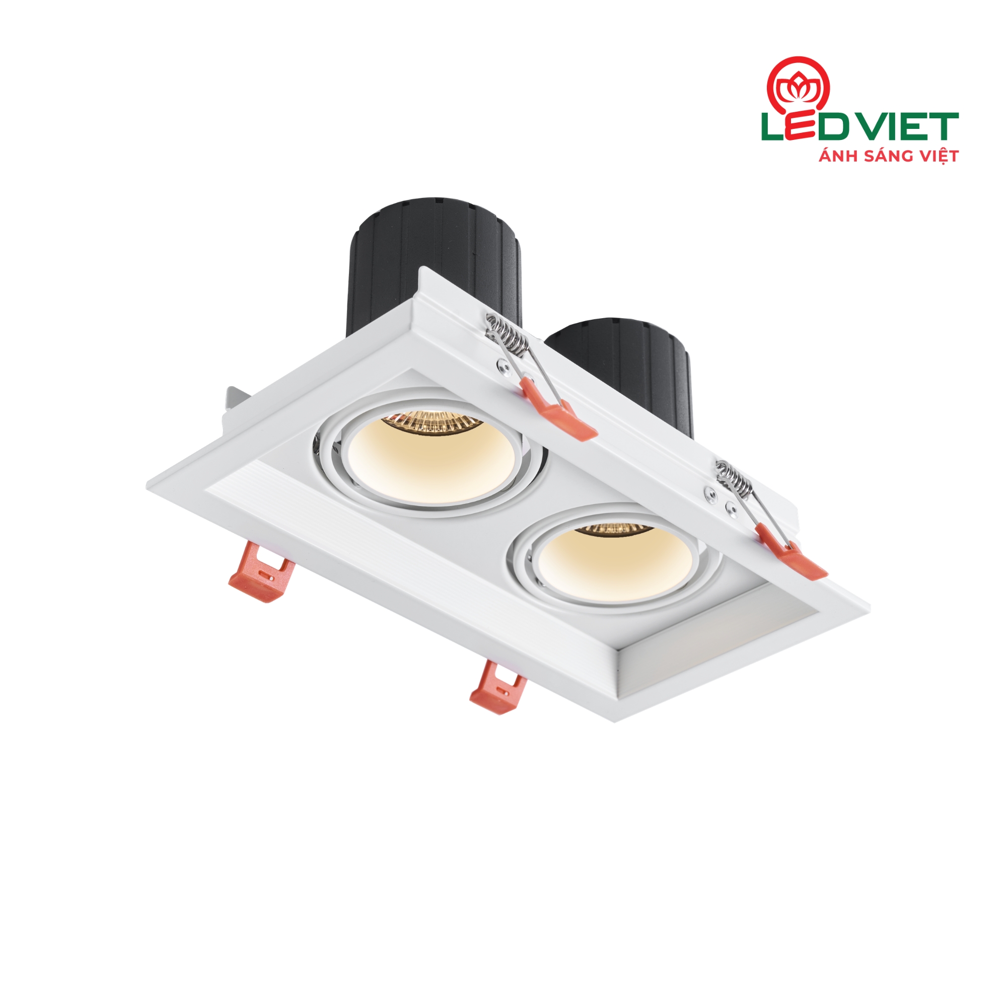 den-led-am-tran-chieu-diem-elv802f-2x9w-1 Đèn LED âm trần chiếu điểm ELV802F 2x9W trắng