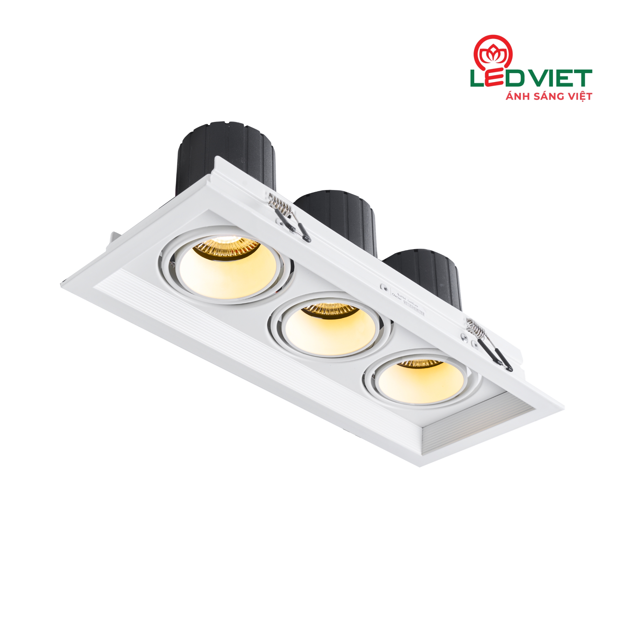 den-led-am-tran-chieu-diem-elv803f-3x12w Đèn LED âm trần chiếu điểm ELV803F 3x12W